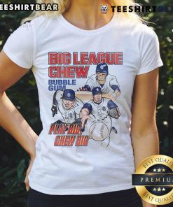 Good Big League Chew bubble gum themed ladies tee, perfect for baseball fans and sport enthusiasts.