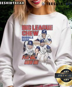 Good Big League Chew Bubble Gum sweatshirt featuring baseball graphics, perfect for fans of Big Chew and baseball culture.