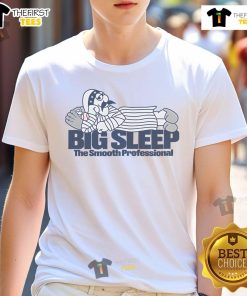 Good Big Sleep Summer Cartoon T-Shirt featuring a smooth professional design, perfect for relaxed summer days.