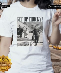 Good Blood In Blood Out movie Chucky ladies tee featuring vibrant graphics and stylish design for fans of the film.