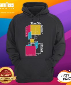 Good Bluecoats The Observer Effect Building Blocks hoodie in navy, showcasing a modern design with vibrant graphic elements.