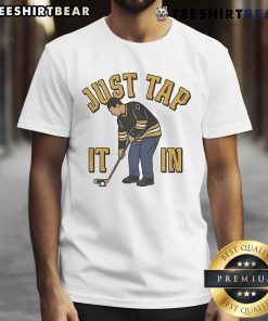 Good Boston Just Tap It In Golf T-Shirt featuring a fun golf design, perfect for passionate Boston golfers.