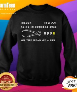 Alt Text: Good Brand New Alive In Concert 2025 sweatshirt featuring vibrant graphics and a stylish design for fans.