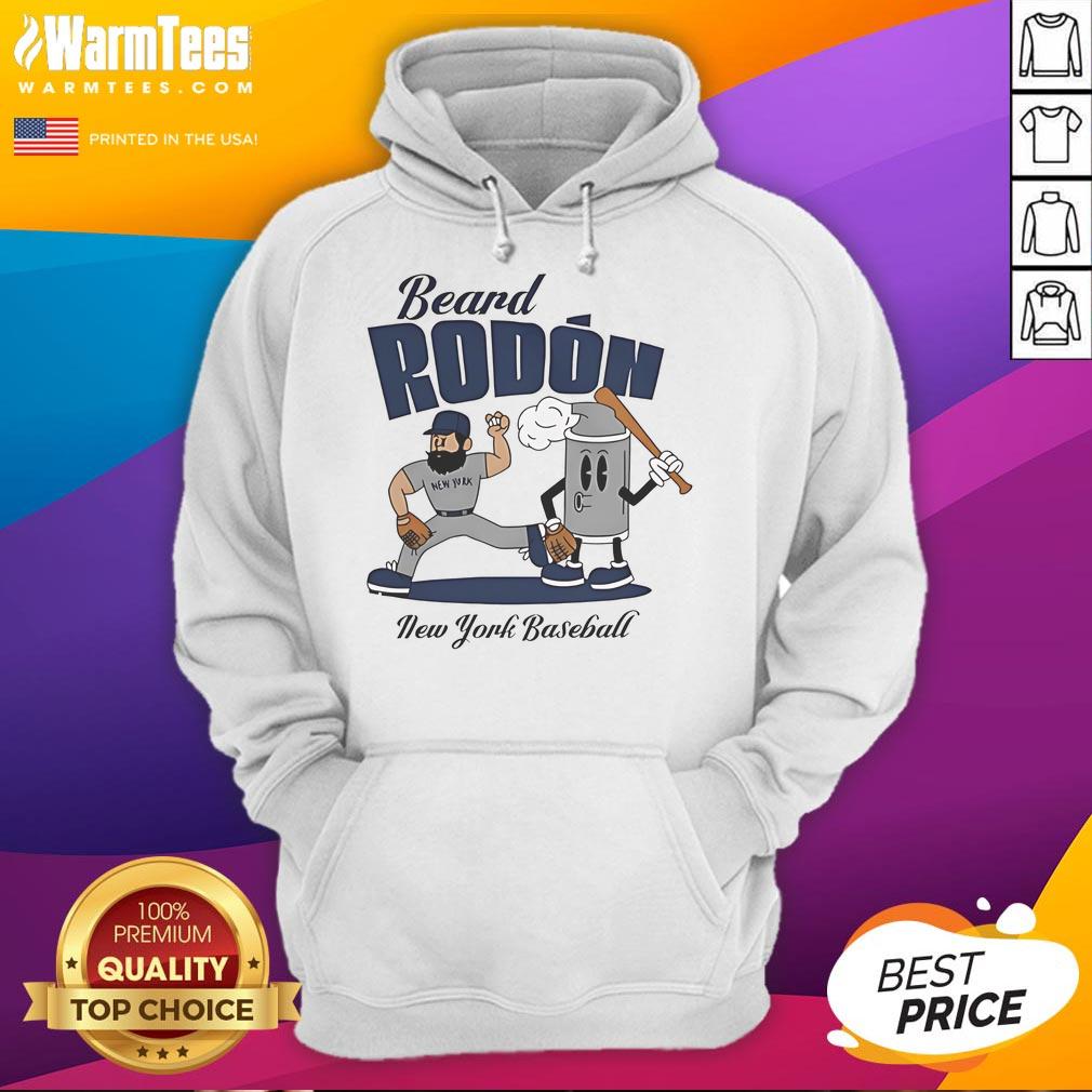 Good Carlos Rodón New York Yankees Baseball Beard Rodón Mid Summer Hoodie Carlos Rodon in a New York Yankees hoodie, showcasing his beard during mid-summer baseball season.