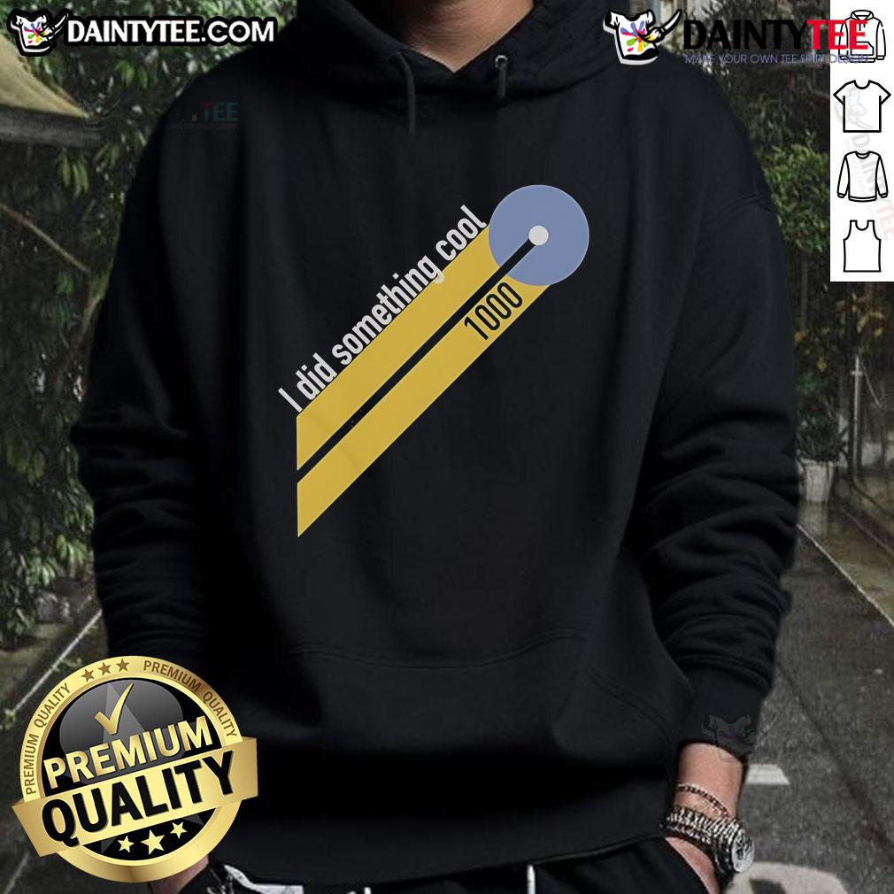 Good Chris Boden I Did Something Cool 1,000 Hoodie Good Chris Boden I Did Something Cool 1000 hoodie featuring a stylish design, perfect for casual wear and fashion enthusiasts.