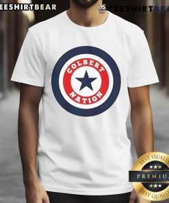 Good Colbert Nation Stephen Colbert 2025 logo T-shirt featuring a vibrant design celebrating Colbert's iconic brand.