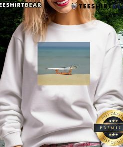 Funny Good Crab Holding Fish Meme Sweatshirt featuring a quirky design perfect for casual wear and meme lovers.