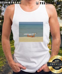 Good Crab Holding Fish Meme Tank Top featuring a humorous crab graphic, perfect for beach lovers and meme enthusiasts.