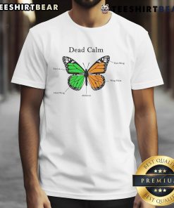 Good Dead Calm Butterfly T-Shirt featuring a vibrant butterfly design on a stylish, comfortable tee for nature lovers.