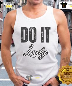 Alt Text: Humorous Good Do It Lady tank top featuring TikTok-inspired design, perfect for casual wear and fun outings.