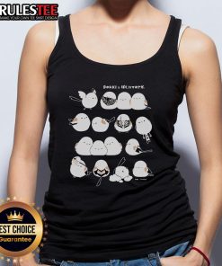 Good Douki I'm A Long-Tailed Tit Tank Top featuring a colorful long-tailed tit design on a stylish tank top.