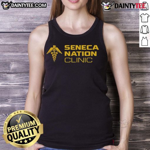 Good Eca Nation Clinic logo on a stylish tank top, promoting wellness and health in a vibrant design.