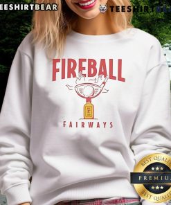 Alt Text: Stylish Good Fireball X Breezy Fireball Fairways sweatshirt in vibrant colors, perfect for casual outings and golf enthusiasts.