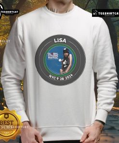 Good Global Citizen GCF 2024 Lisa sweatshirt in vibrant colors, showcasing eco-friendly fashion and social responsibility.