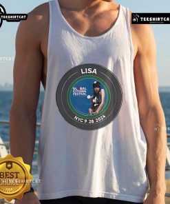 Good Global Citizen GCF 2024 Lisa tank top in vibrant colors, promoting sustainability and global awareness.