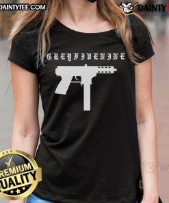 Good Greyfivenine Gun Ladies Tee featuring a stylish graphic design on a comfortable fit for women.