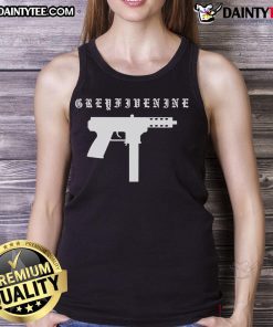 Alt Text: Good Greyfivenine Gun Tank Top - stylish, comfortable tank top featuring a modern graphic design for casual wear.