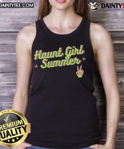 Good Haunt Girl Summer Tank Top featuring a stylish design perfect for warm weather and Halloween enthusiasts.