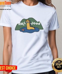 Good Holl Jood Lake Monster Ladies Tee featuring a whimsical lake monster design on a stylish women's t-shirt.