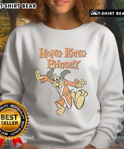 Good Hong Kong Phooey cartoon sweatshirt featuring vibrant colors and classic character design, perfect for fans.