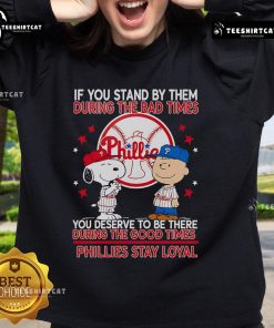 Alt Text: Comfortable Phillies Stay Loyal sweatshirt, perfect for showing support during good and bad times.