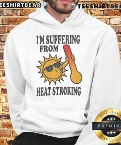 Person wearing a sun hoodie, looking distressed in the heat, showcasing the effects of heat stroke during summer.