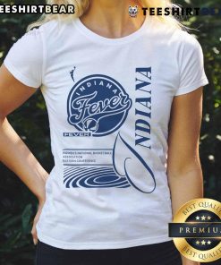 Good Indiana Fever WNBA push ladies tee featuring vibrant team colors and stylish design for women's basketball fans.