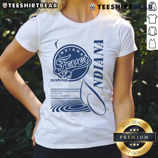Good Indiana Fever WNBA push ladies tee featuring vibrant team colors and stylish design for women's basketball fans.