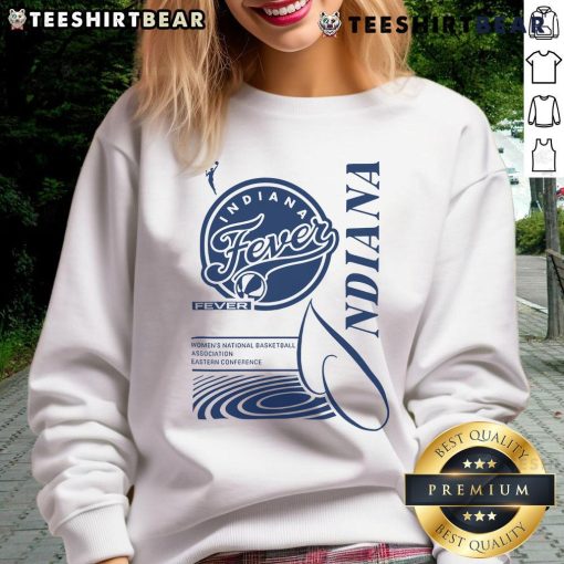 Good Indiana Fever WNBA push sweatshirt in vibrant team colors, perfect for fans supporting their favorite basketball team.