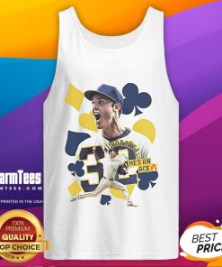 Good Jacob Misiorowski Milwaukee Brewers He's An Ace tank top showcasing team spirit and player pride.