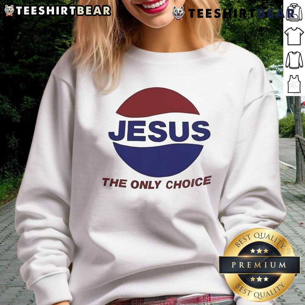 Good Jalen Williams Wearing Jesus The Only Choice Pepsi Sweatshirt Alt Text: Jalen Williams wearing a Jesus The Only Choice Pepsi sweatshirt, showcasing his unique style and faith-inspired fashion.