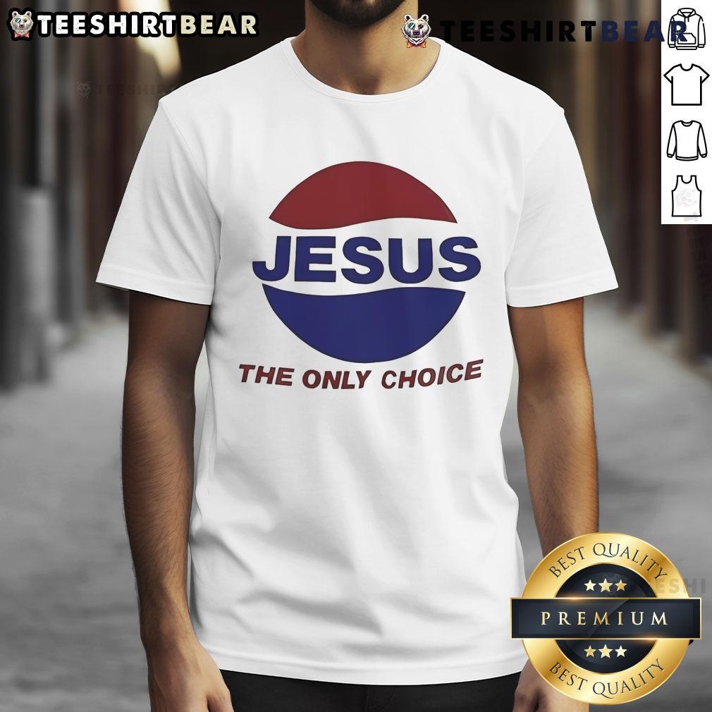 Good Jalen Williams Wearing Jesus The Only Choice Pepsi T Shirt Alt Text: Good Jalen Williams wearing a Jesus The Only Choice Pepsi T-shirt, showcasing his stylish and faith-inspired outfit.