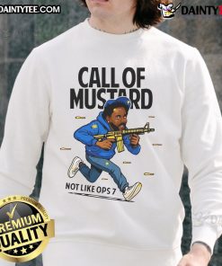 Good Kendrick Lamar Call Of Mustard Not Like Ops 7 sweatshirt featuring bold graphic design and stylish casual wear.