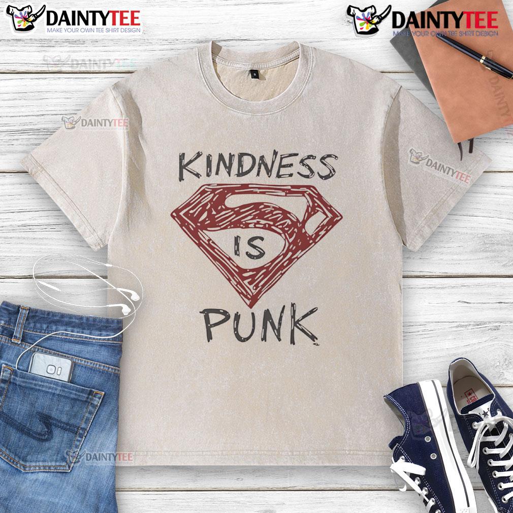 Good Kindness Is Punk Superman Washed T Shirt