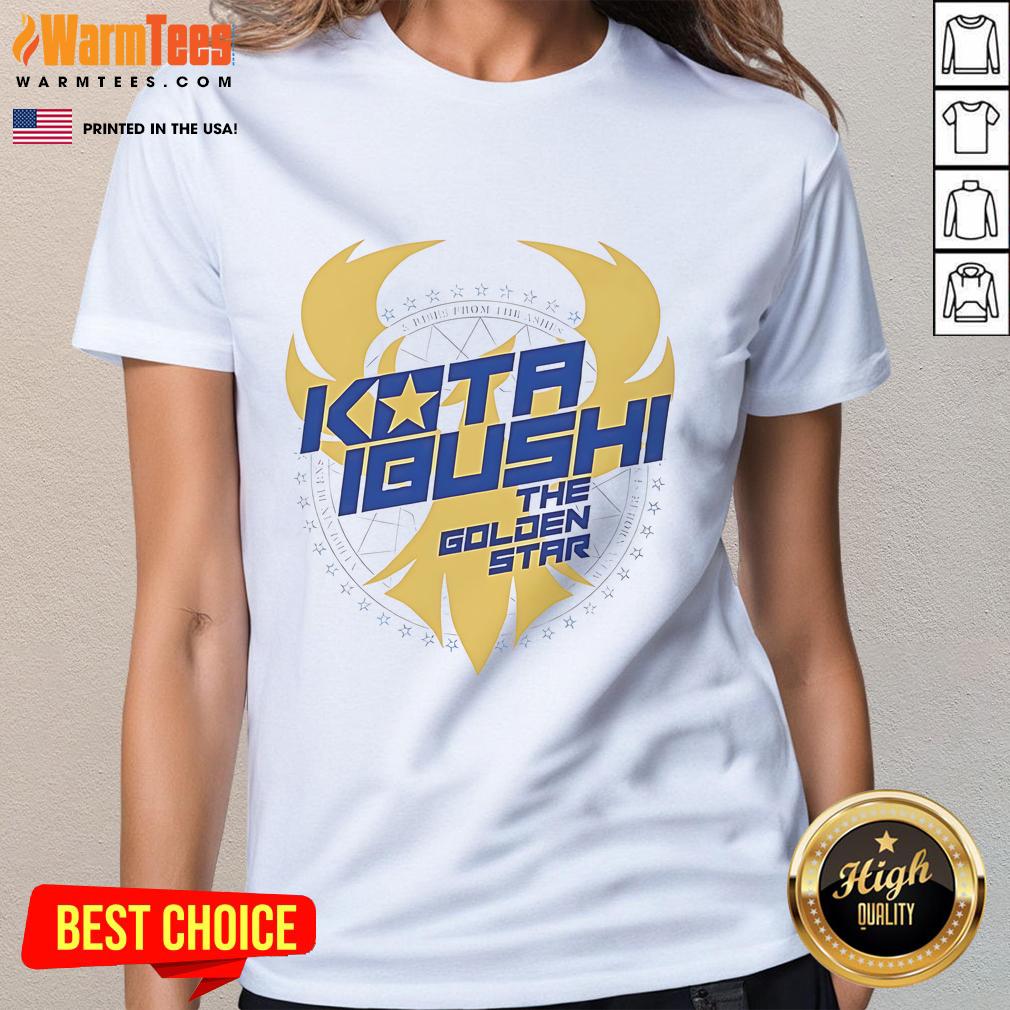 Good Kota Ibushi The Golden Star Shines Ladies Tee Good Kota Ibushi The Golden Star Shines Ladies Tee featuring vibrant design and stylish fit, perfect for wrestling fans.