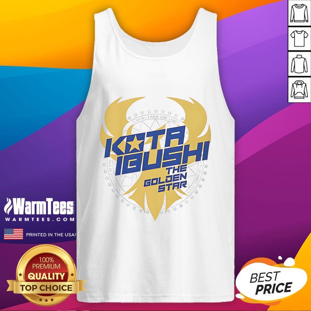 Good Kota Ibushi The Golden Star Shines Tank Top Good Kota Ibushi The Golden Star Shines tank top featuring a vibrant design, perfect for wrestling fans and collectors.