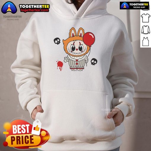 Good Labubu Pennywise Halloween hoodie featuring spooky design perfect for Halloween costumes and themed events.