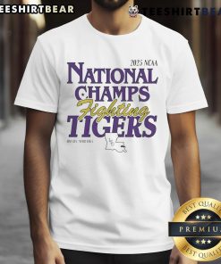 Good LSU Tigers 2025 NCAA National Champs Fighting Tigers T-Shirt in vibrant colors, perfect for fans celebrating the victory.
