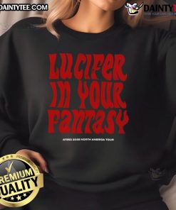 Good Lucifer in Your Fantasy ATEEZ sweatshirt featuring vibrant graphics and cozy design, perfect for fans.