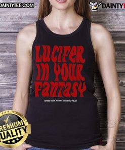 Good Lucifer in Your Fantasy ATEEZ tank top featuring vibrant graphics and stylish design for K-pop fans.