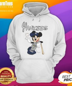 Alt Text: Stylish Good Mickey New York Yankees baseball hoodie featuring iconic logo and vibrant colors for fan fashion.