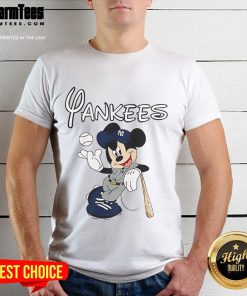 Good Mickey New York Yankees baseball T-shirt featuring iconic MLB logo and vibrant graphics for fans.