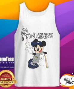Good Mickey New York Yankees baseball tank top featuring vibrant graphics and team colors, perfect for fans.