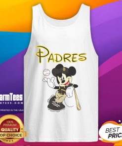 Good Mickey San Diego Padres baseball tank top featuring a vibrant design and comfortable fit for fans.