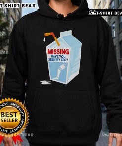 Good Missing Have You Seen My Leg Milk Box Hoodie design featuring playful graphics and vibrant colors.