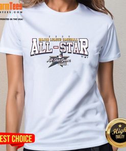 Good MLB All-Star 2025 Ladies Tee showcasing vibrant design for the MLB All-Star Game, perfect for fans and collectors.