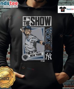 Anthony Volpe hoodie from MLB The Show, showcasing Yankees team spirit and style for fans and gamers.