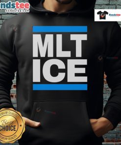 Anti-Fascist hoodie featuring bold design, perfect for activists promoting equality and social justice. Good MLT Ice collection.