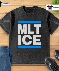 Good Mlt Ice Anti-Fascist Washed T-Shirt featuring bold anti-fascism graphics on a casual, comfortable design.