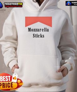 Alt Text: Good Mozzarella Sticks logo hoodie featuring a fun design, perfect for food lovers and casual wear enthusiasts.